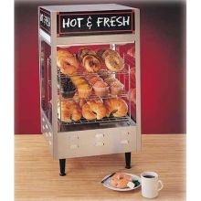 Nemco Heated Self Serve Hot Food Merchandiser/Display Case, 18 1/2 x 18 1/2 x 33 7/8 inch.