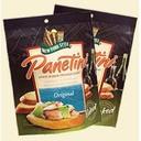 Nonnis New York Style Hole Punch Garlic Panetini Paunches, 4.75 Ounce -- 12 per case.