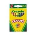 Crayola Original 8 Crayons, Peggable Box  -- 48 packs per case