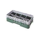 Soft Gray Cambro Camrack Half Size 8 Compartment Glass Rack, 6 7/8 inch -- 3 per case.