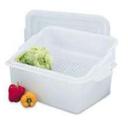 Vollrath Natural Perforated Sanitary Drain Box, 20 x 15 x 5 inch -- 6 per case.