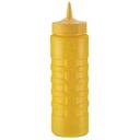 Traex Yellow Wide Mouth Squeeze Dispenser, 32 Ounce -- 12 per case.