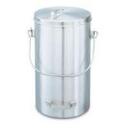Vollrath 300 Series Stainless Steel Covered Ice Cream or Tote Pail, 20 Quart Capacity.