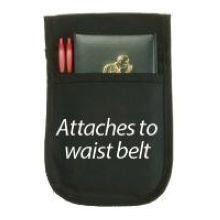 Chef Revival Black Pouch Apron With 2 Pocket, 7.5 Inch Wide X 12 Inch Long -- 24 Per Case