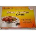 M and Q Packaging Corp PanSaver EZ Clean Master Slow Cooker Liner, 12 x 7 x 9 inch - 4 per pack -- 18 packs per case.