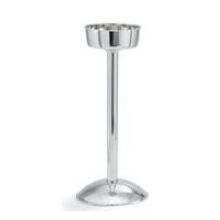 Vollrath Stainless Steel Single Bottle Wine Bucket Stand, 7 3/4 x 23 5/8 inch.
