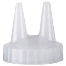 Traex Uncut Clear Twin Tip Cap Only -- 12 Per Case