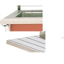 Vollrath ServeWell Optional Customer Side Polyethylene Cutting Board, 61 1/4 x 8 x 1 inch.