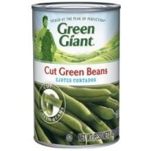Green Giant Regular Cut Green Beans Vegetable, 14.5 Ounce -- 24 per case.