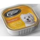 Cesar Sunrise Canine Cuisine Grilled Steak and Eggs Flavor in Meaty Juices Dog Food, 3.5 Ounce -- 24 per case.