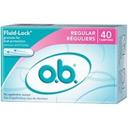 Ob Original Regular Tampon - 40 per pack -- 12 packs per case.