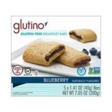 Glutino Blueberry Breakfast Bar, 7.1 Ounce -- 12 per case.
