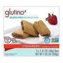 Glutino Strawberry Breakfast Bar, 7.1 Ounce -- 12 Per Case