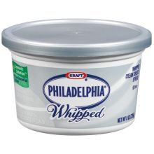 Philadelphia Whipped Plain Cream Cheese Spread, 8 Ounce -- 12 Per Case