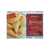 Athens Foods Three Cheese Blend Fillo Triangle Tyropita, Appetizer, 12 Ounce -- 12 Per Case