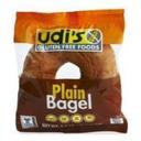 Udis Gluten Free Plain Bagel, 3.5 Ounce -- 24 per case.