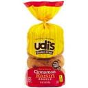 Udis Cinnamon Raisin Bagel, 13.9 Ounce -- 8 per case.