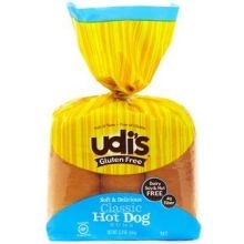 Udi's Classic Hot Dog Bun, 14.3 Ounce -- 6 Per Case