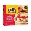 Udis Italian Sausage Lasagna, 8 Ounce -- 6 per case.