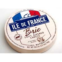 Ile De France A La Creme Du Jour One Kilo Brie Cheese, 2.2 Pound -- 2 per case.