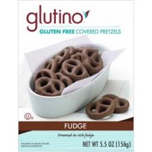 Glutino Chocolate Covered Pretzel, 5.5 Ounce -- 12 Per Case