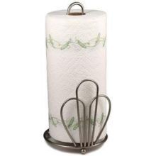 Spectrum Bloom Satin Nickel Paper Towel Holder, 13 X 6.5 X 6 Inch