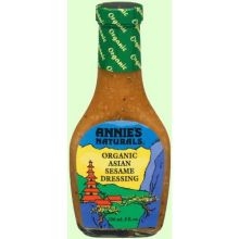 Annies Organic Asian Sesame Dressing, 8 Ounce -- 6 per case
