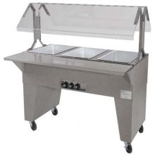 Advance Tabco Triumph NSF Hot Food Electric Buffet Table with Solid Base - 2 Well, 120 Volt.