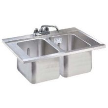 Advance Tabco Bar King 1 Well Drop-Ins Bar Sink with Faucet, 20 x 12 inch.