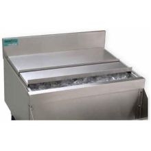 Advance Tabco Stainless Steel Sliding Cover Fits 48 inch Ice Bin - 19 inch Series.