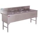 Advance Tabco Prestige 24 inch Series NSF Bar Sink - 2 Compartment, 3 feet.