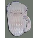 Winco Clear Polycarbonate Three Spout Water Pitcher, 60 Ounce.