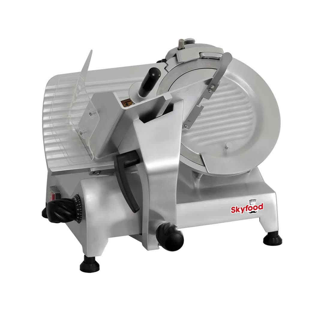 Skyfood 110 Volt Economy Slicer With Chromium Plated Steel Knife, 8 Inch Dia