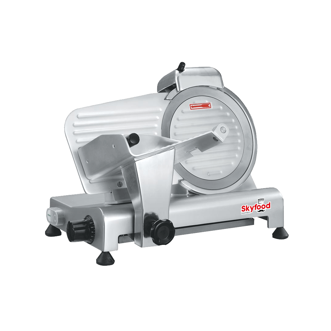 Skyfood 110 Volt Economy Slicer with Stainless Steel Blade, 10 inch Dia.