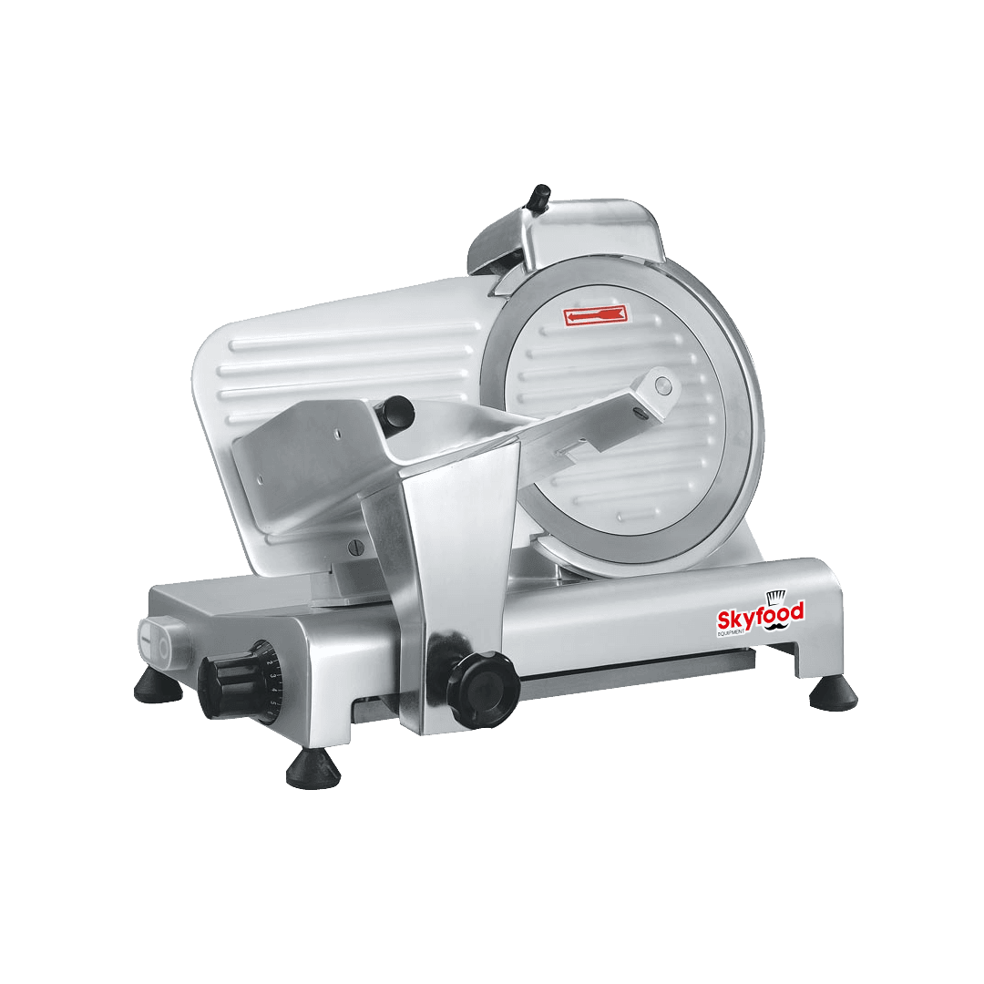 Skyfood 110 Volt Economy Slicer With Stainless Steel Blade, 10 Inch Dia