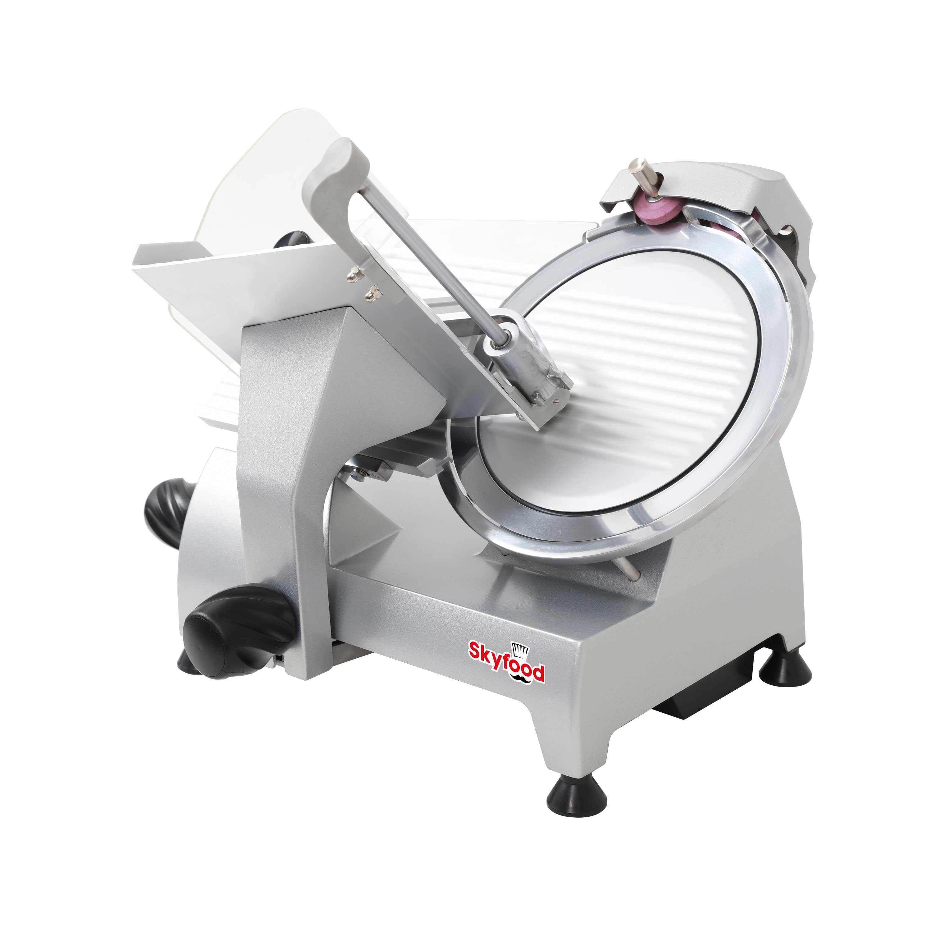 Skyfood 110 Volt Economy Slicer With Chromium Plated Steel Knife, 12 Inch Dia