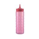Vollrath 4924CJ-02 Traex Red Wide Mouth Squeeze Dispenser Replacement Bottle