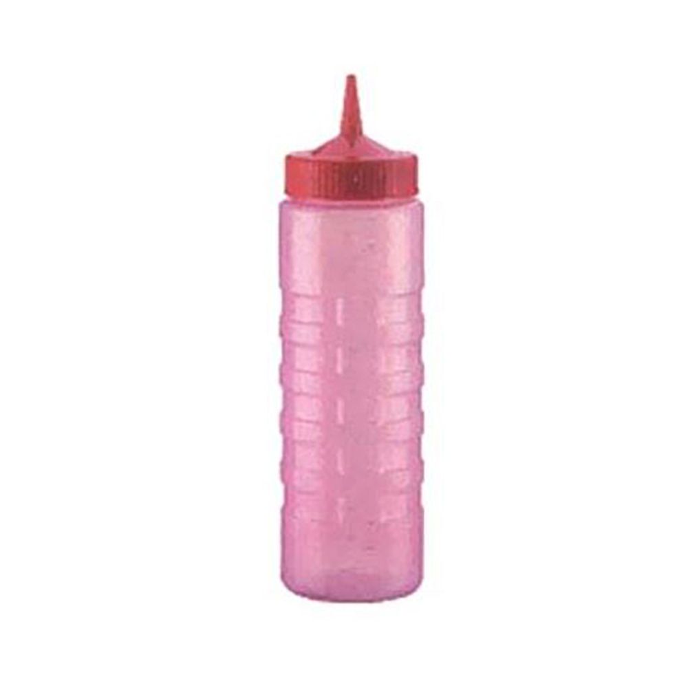 Vollrath 4924cj-02 Traex Red Wide Mouth Squeeze Dispenser Replacement Bottle