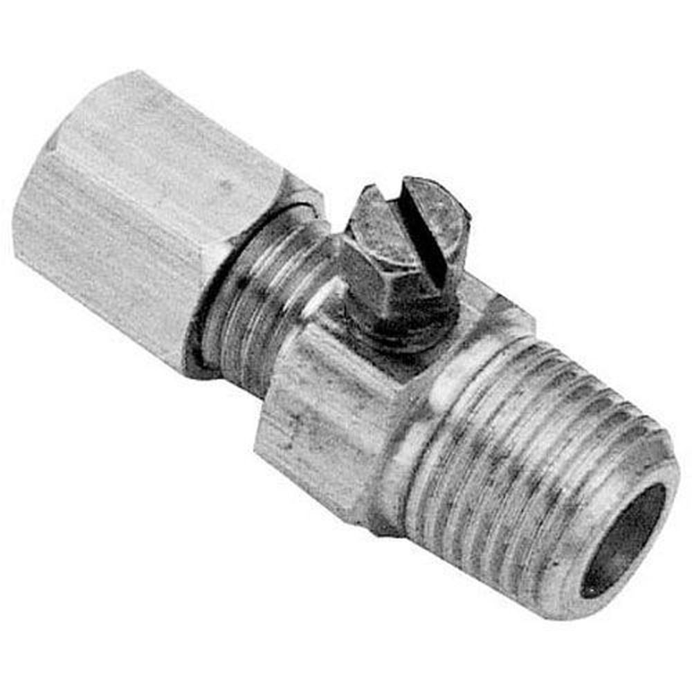 Bakers Pride Pilot Adjustment Valve for Bakers Pride Part Number R3021X, 1/8 inch MPT X 3/16 inch CCT