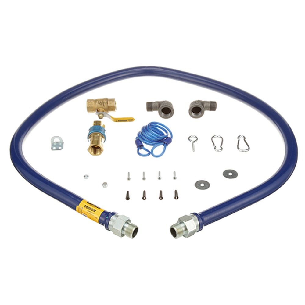 Dormont DOR1675KIT72 Blue Hose Kit with SnapFast Quick Disconnect, 3/4 x 72 inch