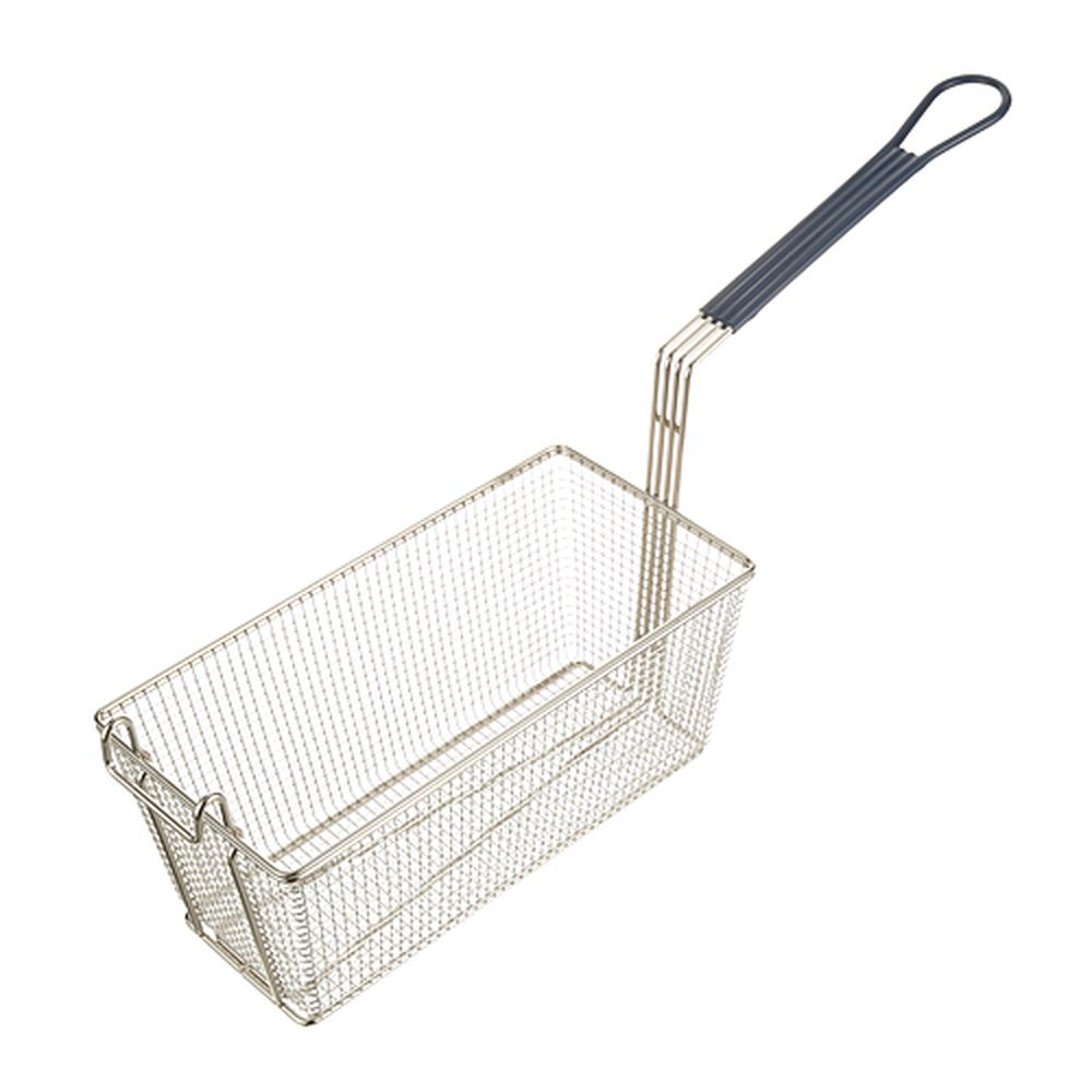 Hobart HOB00-499223-00001 Twin Fryer Basket with Front Hook, 13 1/4 inch x 6 5/8 inch x 6 inch