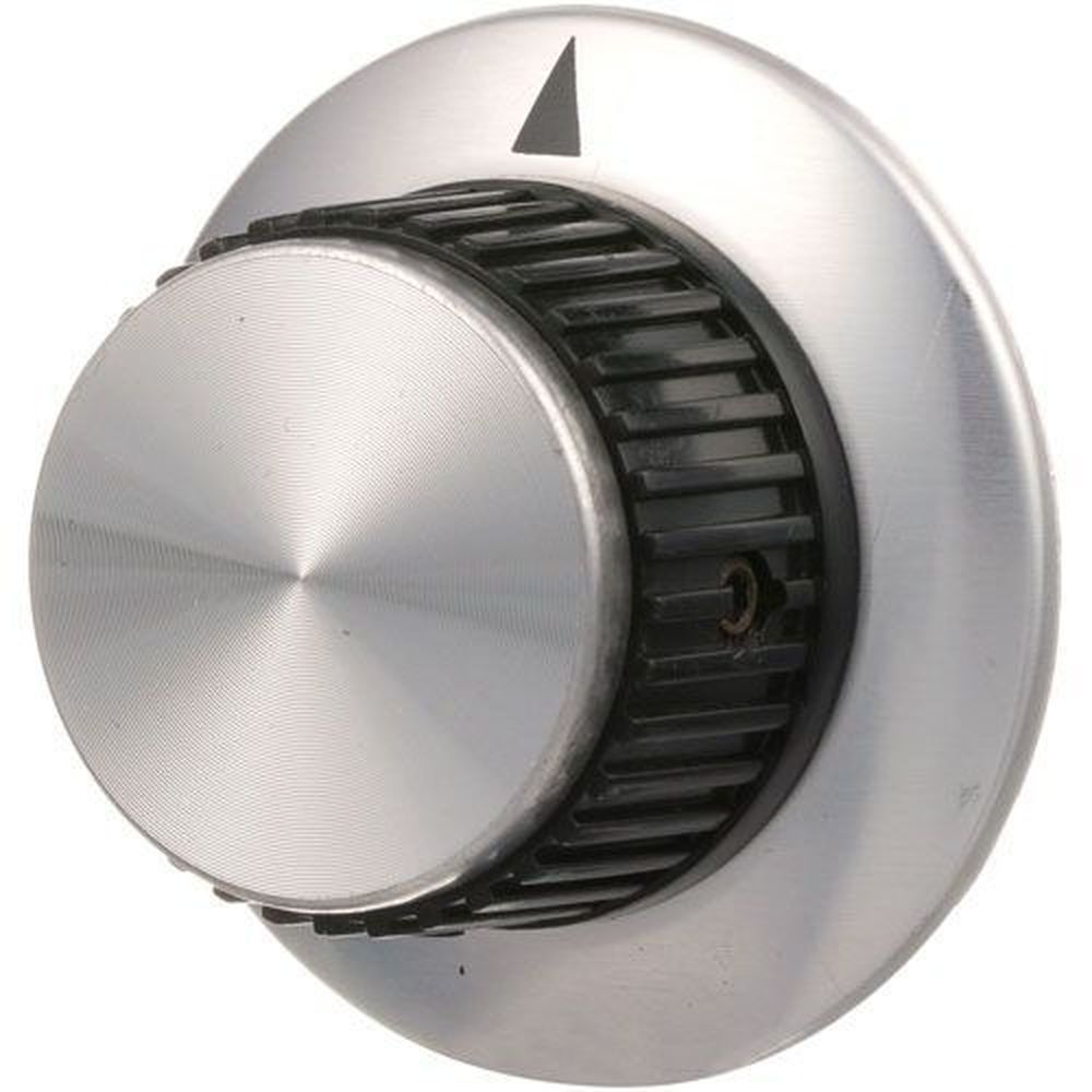 Southbend Silver and Black Pointer Knob for Southbend Part Number 1170337, 13/16 inch Dia.