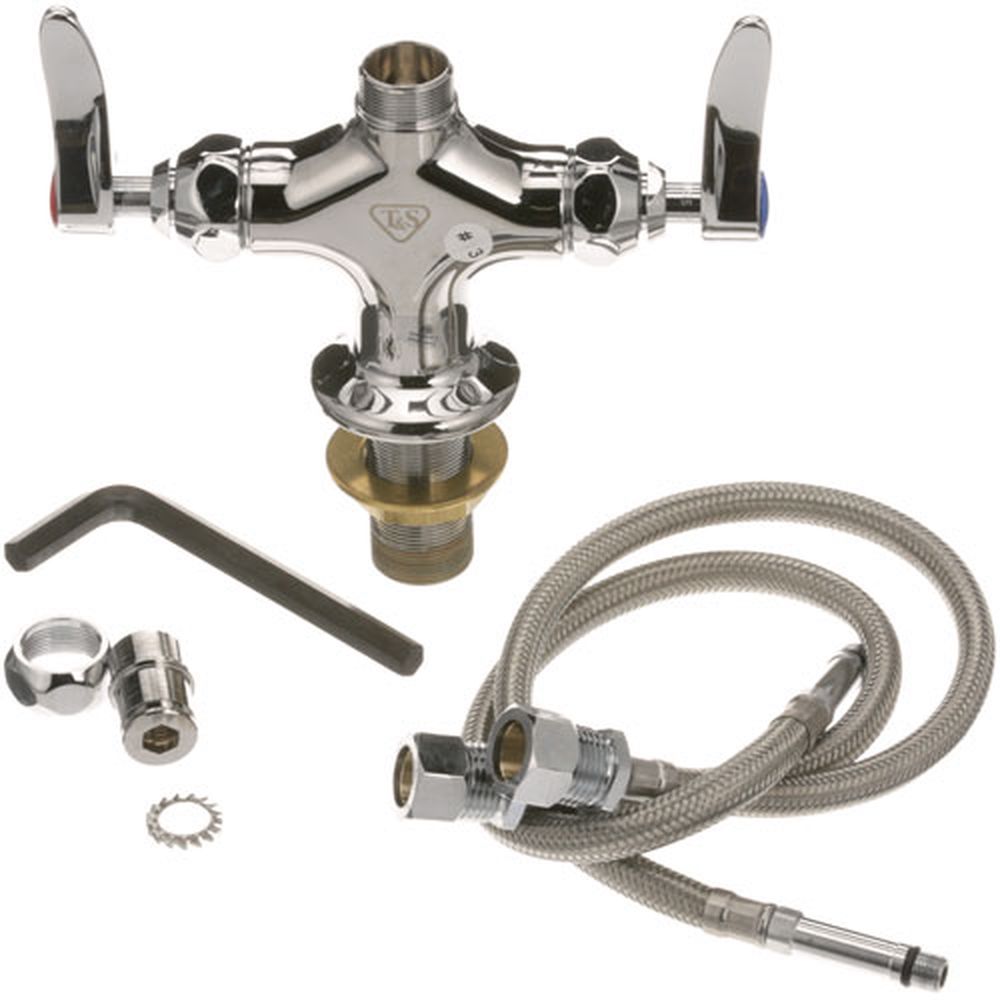 T and S Brass TSB002824-40 Deck Mount Pre Rinse Faucet Base