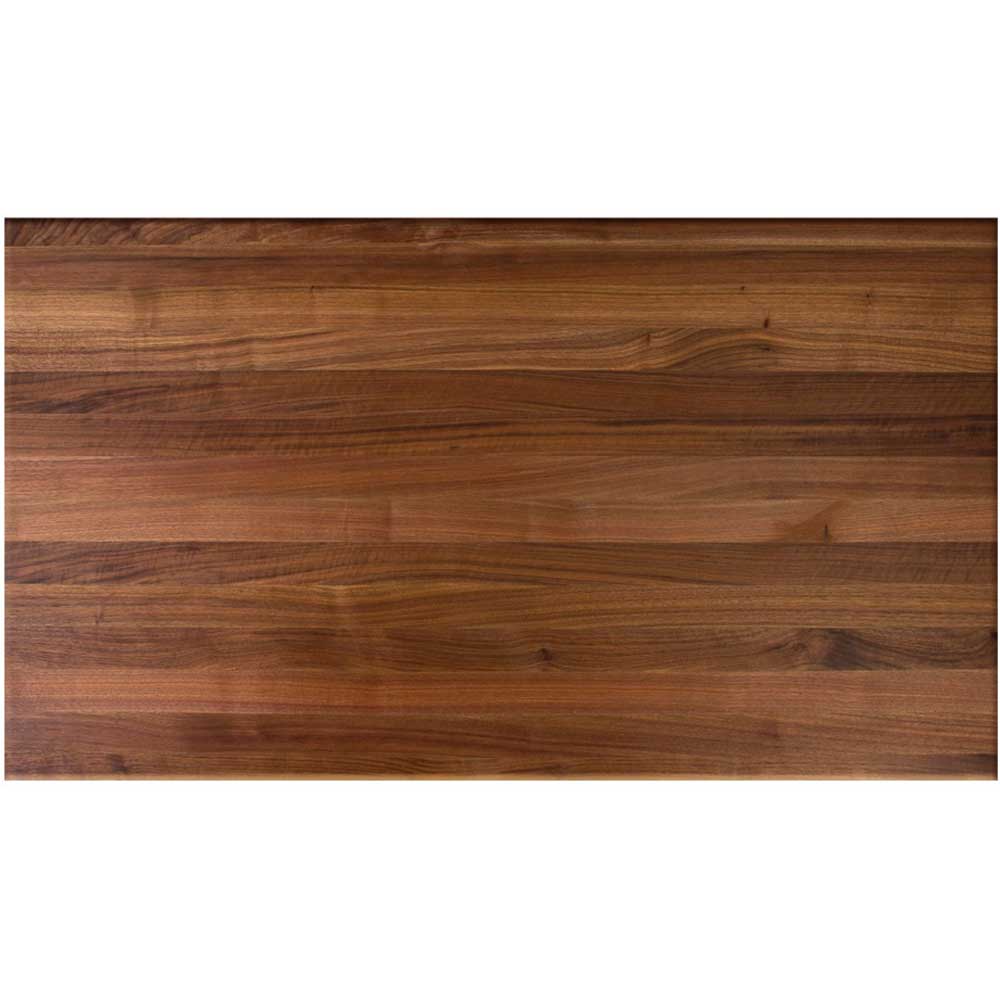 John Boos Tuff Var Finish Rectangular Walnut Butcher Block Top, 48 X 30 X 1 1/2 Inch