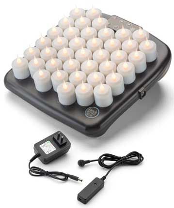 Hollowick Nexis Flameless Rechargeable Set, 1 Set
