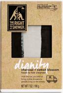The Right To Shower Dignity White Charcoal and Cotton Blossom Bar Soap, 7 Ounce -- 36 per case