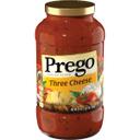 Prego Three Cheese Classic Italian Spaghetti Sauce, 24 Ounce - 3 per pack -- 4 packs per case.