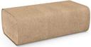 Cascades 1 Ply Natural Select Multifold Paper Towel, 9 x 9.45 inch - 250 count per pack -- 16 packs per case
