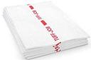 Cascades Tuff Job White and Red Logo 1/4 Fold Antimicrobial Food Service Towel, 12 x 21 inch -- 150 per case