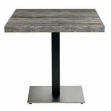 Grosfillex Vanguard Vintage Oak Square Table Top, 30 Inch